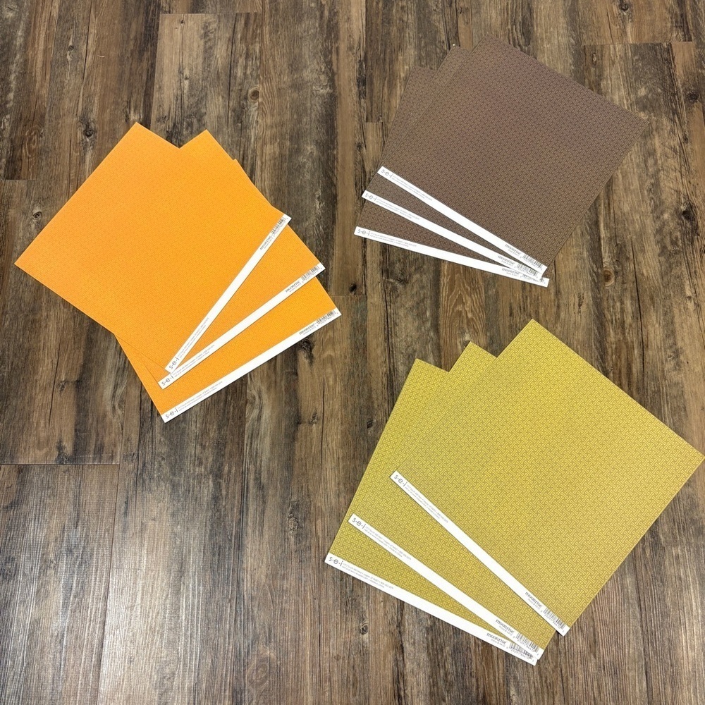 Sew Easy Industries scrapbooking paper crafting sheets various colours Lot (10)